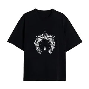 تی‌شرت آستین کوتاه مردانه رنگ مشکی